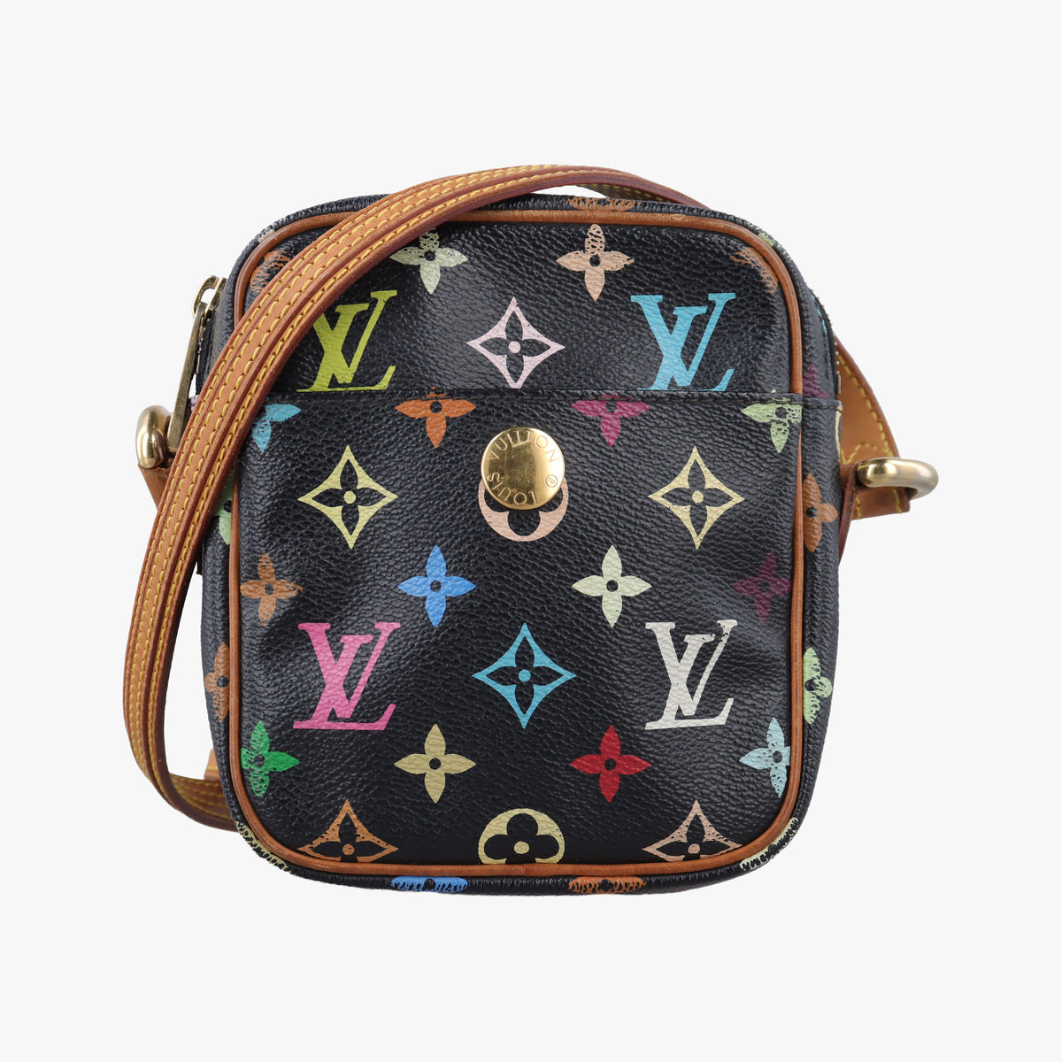 Pre-owned Louis Vuitton RIFT Noir Monogram Multicolor M40056 shoulderbag | stylenewstar