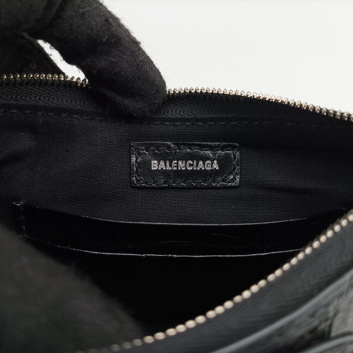 Pre-owned Balenciaga Le Cagole mini Black Leather  shoulderbag | stylenewstar