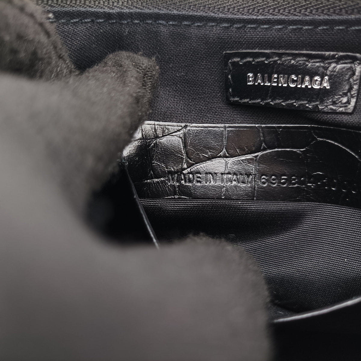 Pre-owned Balenciaga Le Cagole mini Black Leather  shoulderbag | stylenewstar