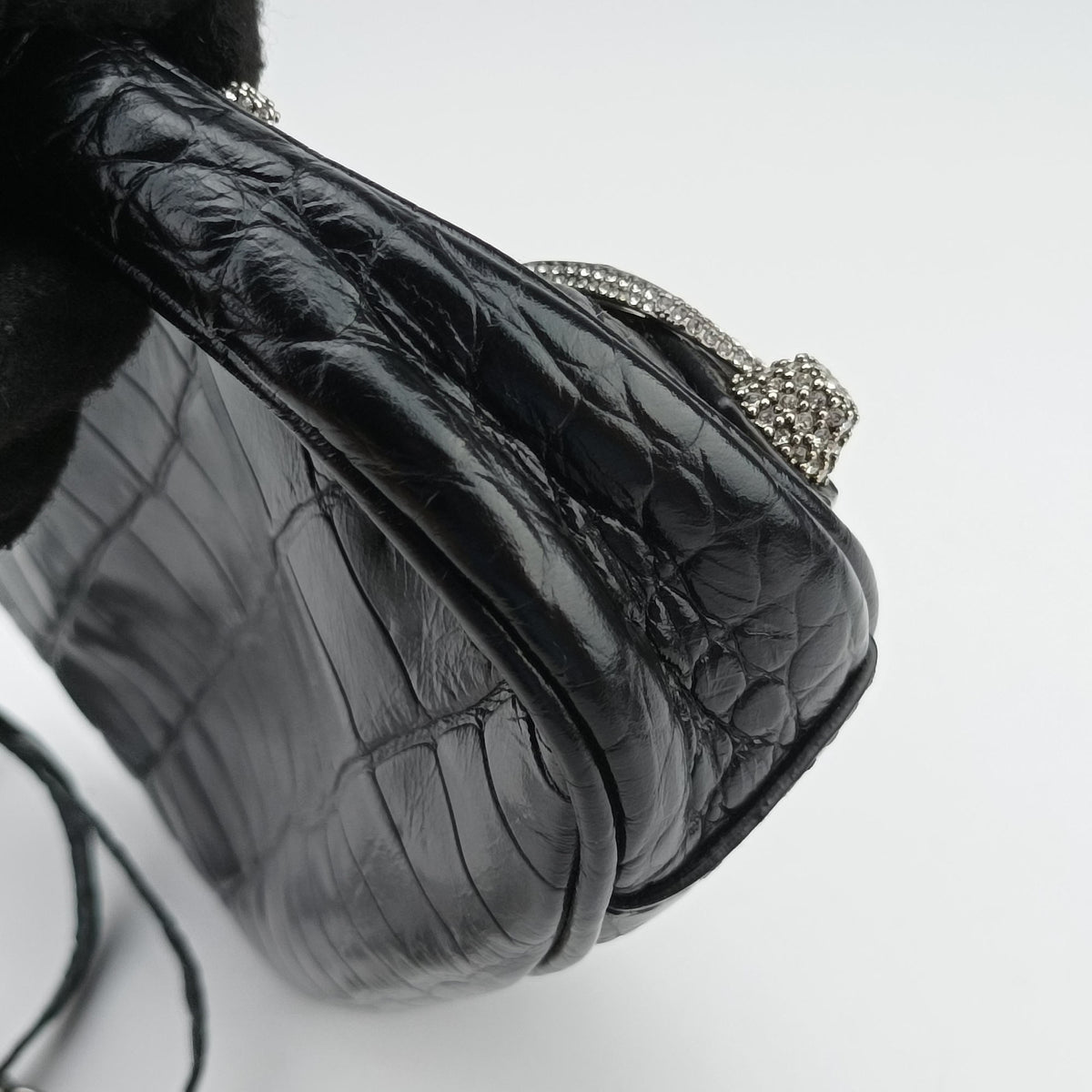 Pre-owned Balenciaga Le Cagole mini Black Leather  shoulderbag | stylenewstar