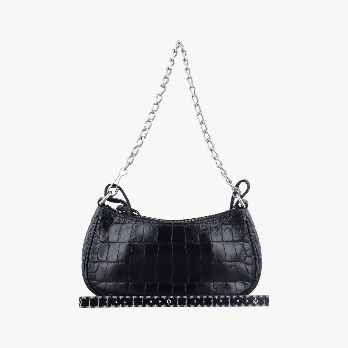 Pre-owned Balenciaga Le Cagole mini Black Leather  shoulderbag | stylenewstar