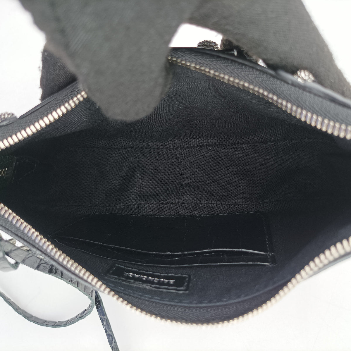 Pre-owned Balenciaga Le Cagole mini Black Leather  shoulderbag | stylenewstar