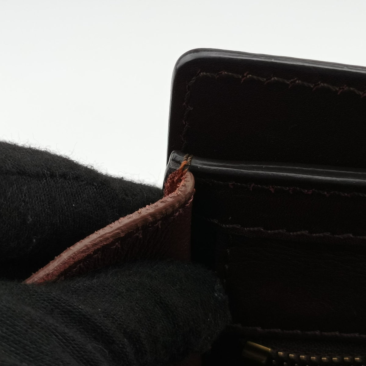 Pre-owned Celine luggage nano shopper Beige×brown Leather×Suede  shoulderbag | stylenewstar