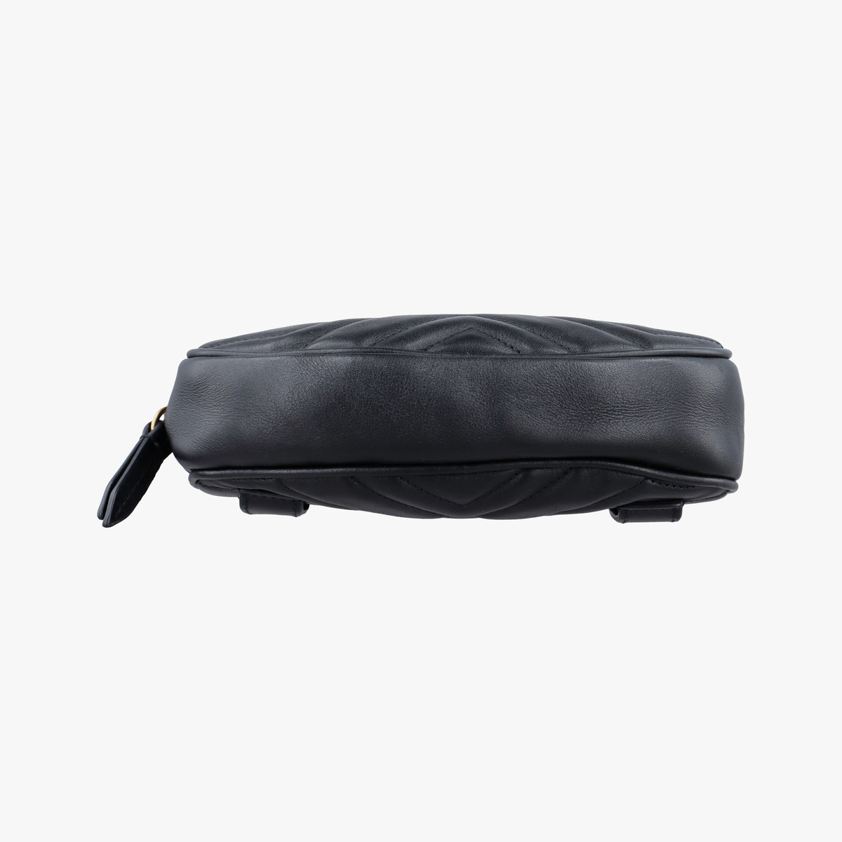 Secondhand Gucci GG Marmont Black Leather 476434 bum bag/waist bag | stylenewstar