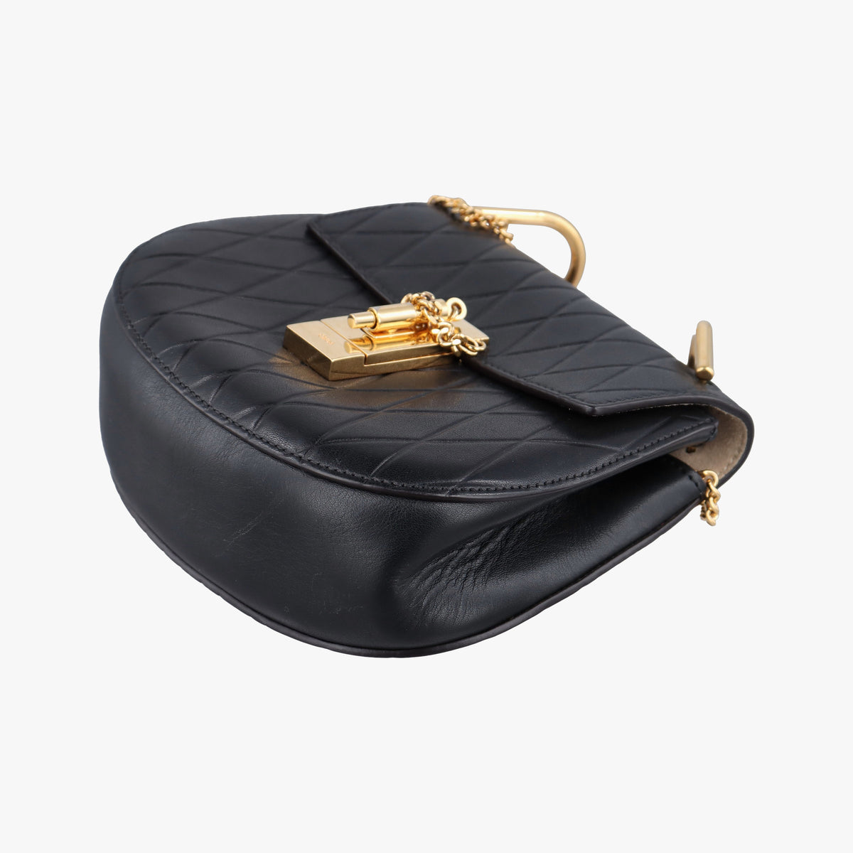 Pre-owned Chloe DREW Black Leather  shoulderbag | stylenewstar