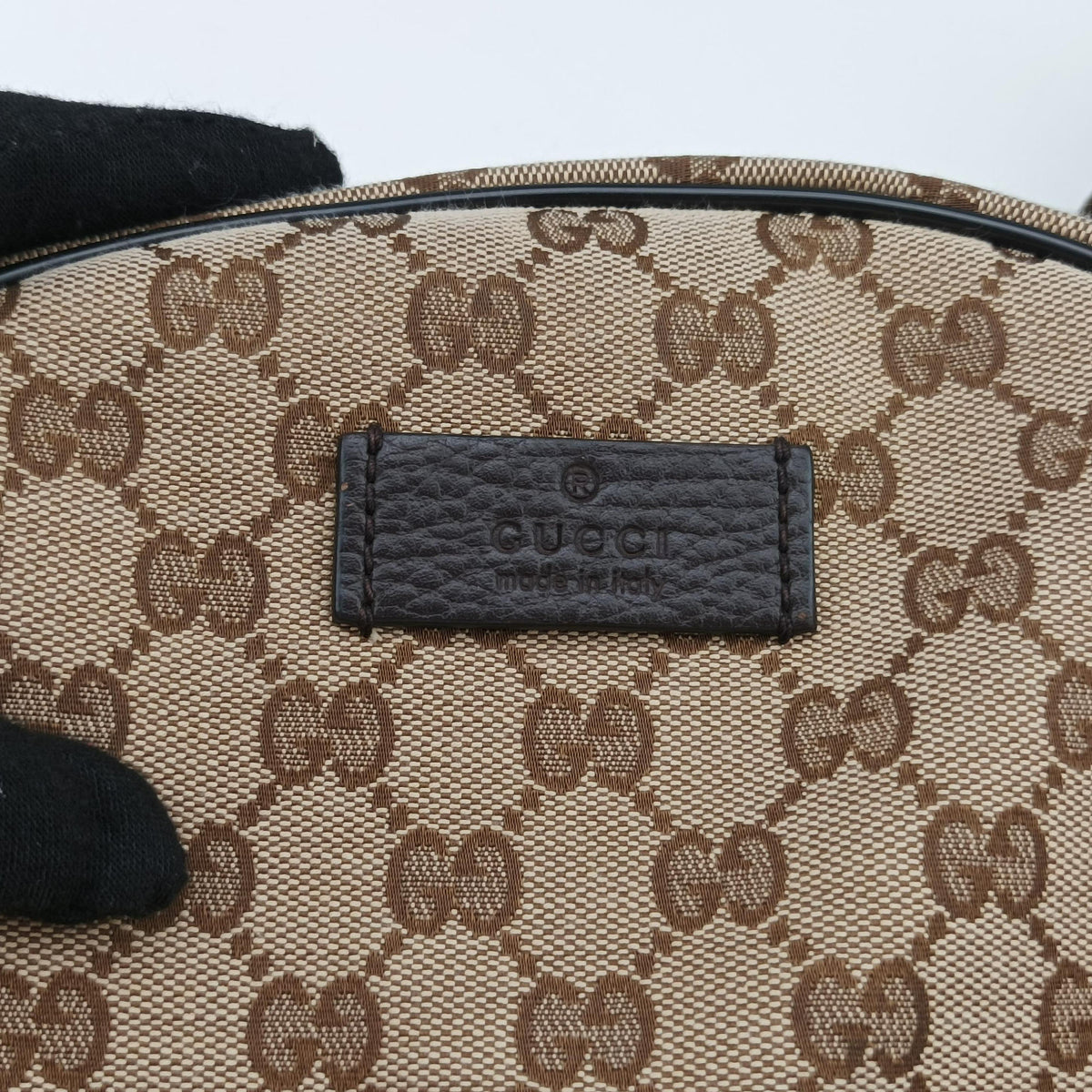 Secondhand Gucci GG Canvas Beige x Brown canvas 449906 backpack/rucksack | stylenewstar