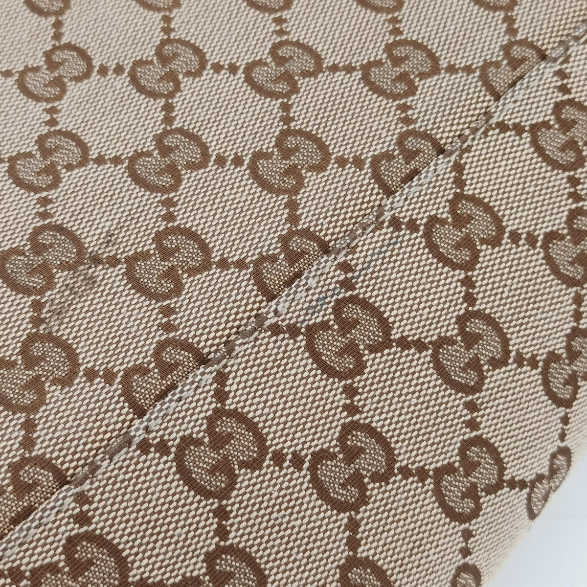 Secondhand Gucci GG Canvas Beige x Brown canvas 449906 backpack/rucksack | stylenewstar