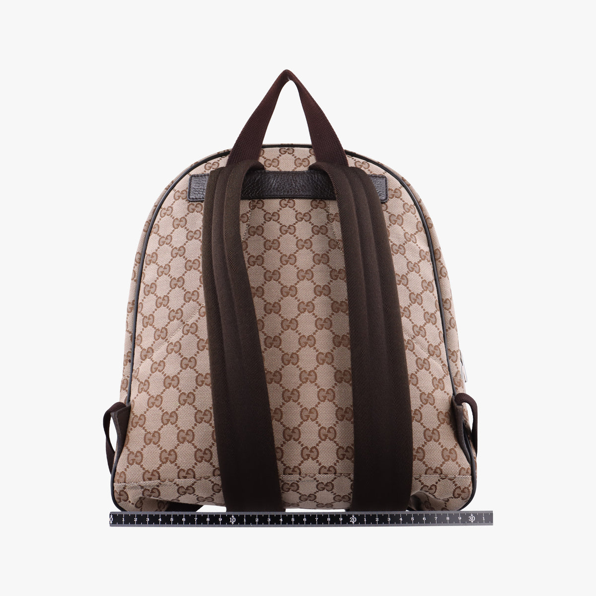 Secondhand Gucci GG Canvas Beige x Brown canvas 449906 backpack/rucksack | stylenewstar