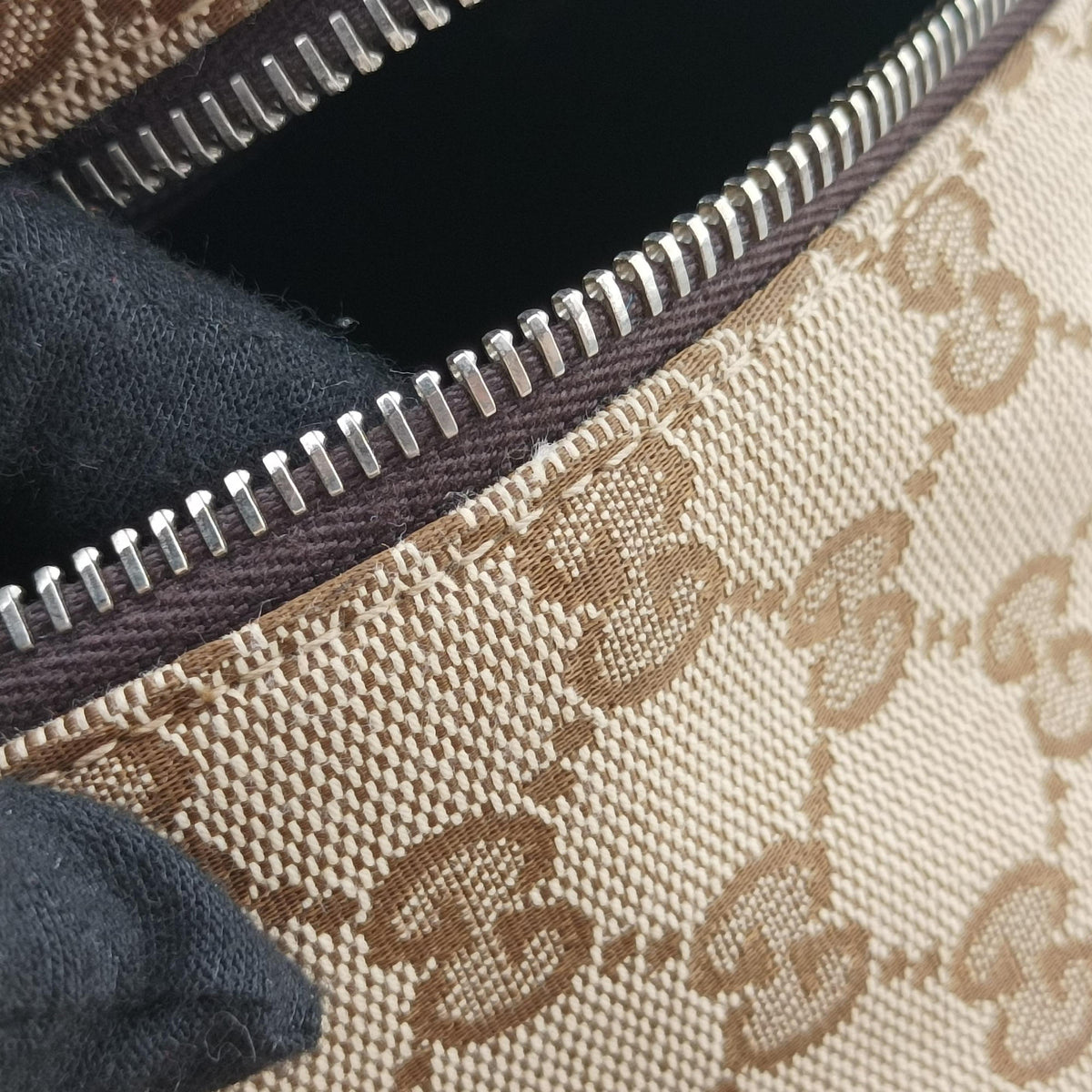 Secondhand Gucci GG Canvas Beige x Brown canvas 449906 backpack/rucksack | stylenewstar