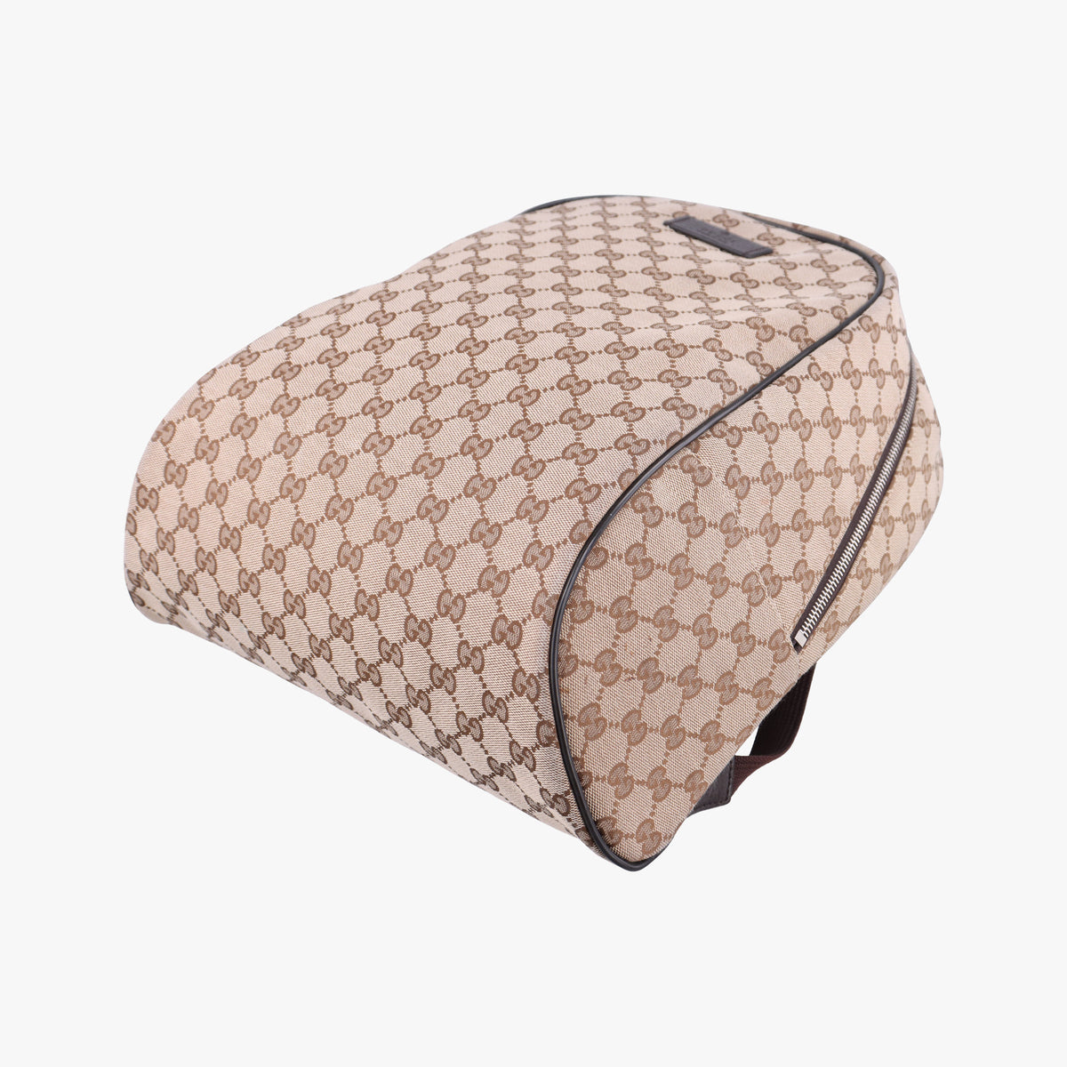 Secondhand Gucci GG Canvas Beige x Brown canvas 449906 backpack/rucksack | stylenewstar