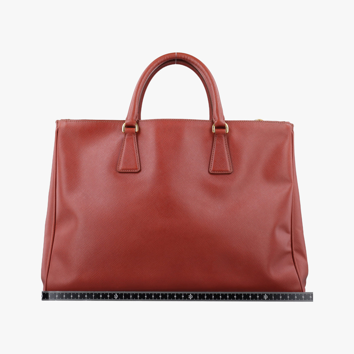 Pre-owned Prada Galleria Orange Saffiano leather  handbag | stylenewstar