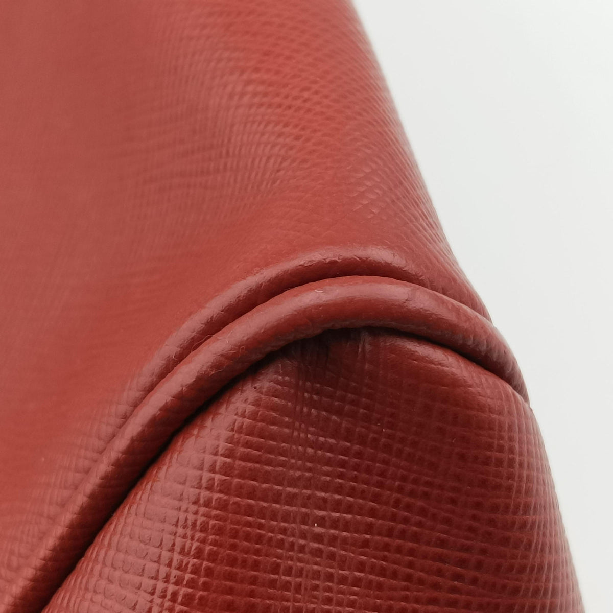 Pre-owned Prada Galleria Orange Saffiano leather  handbag | stylenewstar