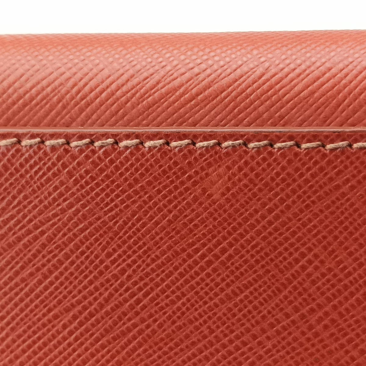 Pre-owned Prada Galleria Orange Saffiano leather  handbag | stylenewstar