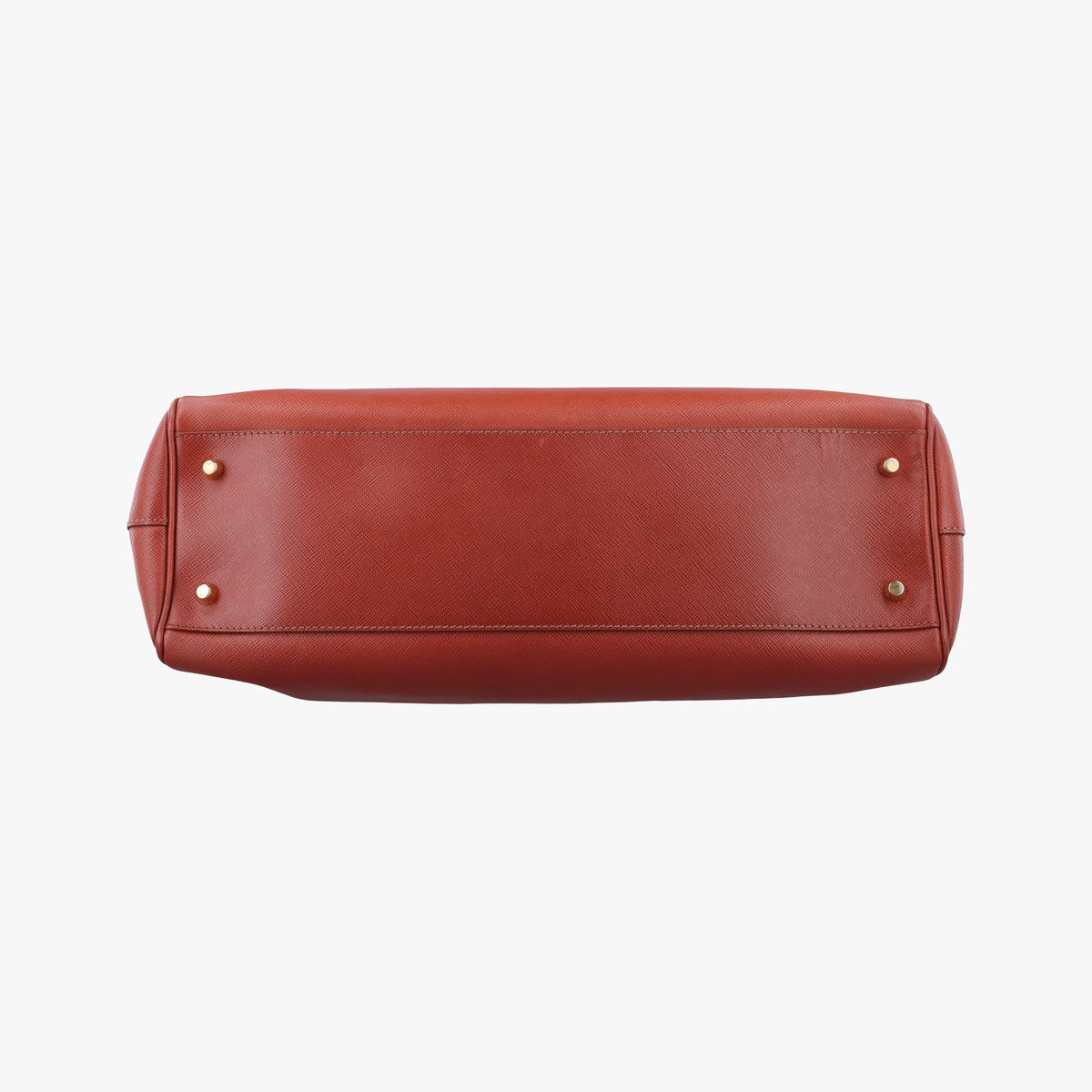 Pre-owned Prada Galleria Orange Saffiano leather  handbag | stylenewstar