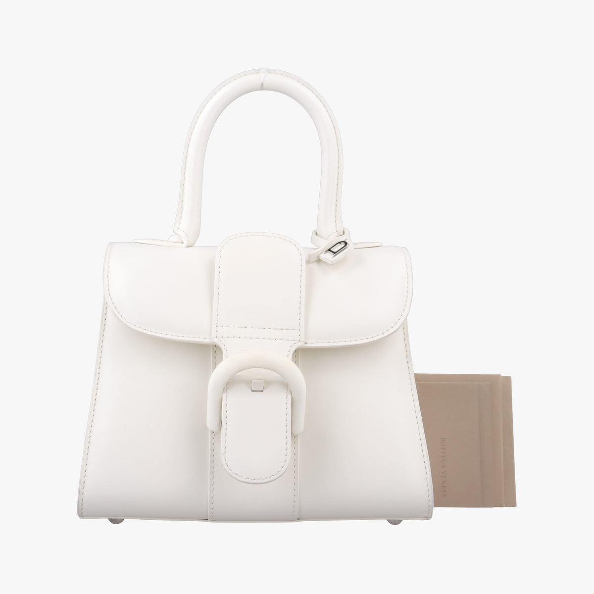 Vintage Delvaux Brillant White Leather  handbag | stylenewstar