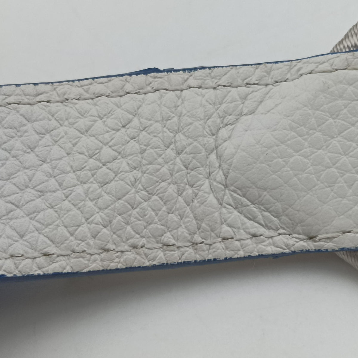 Pre-owned Christian Dior Saddle Blue × Gray leather  bum bag/waist bag | stylenewstar