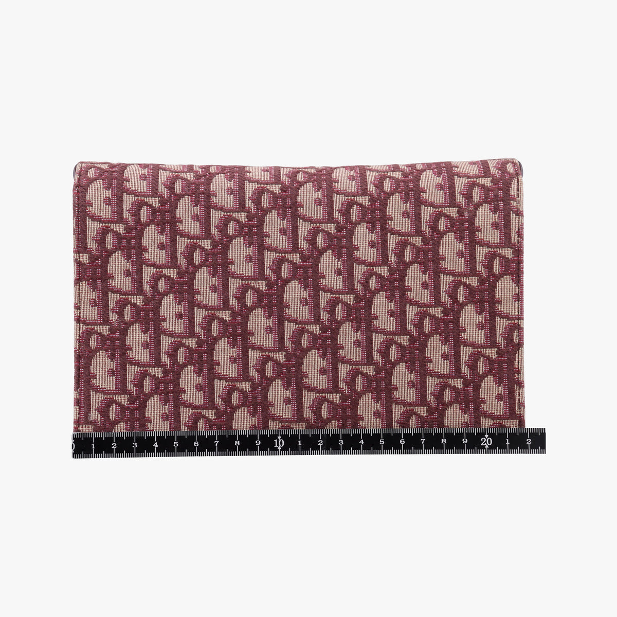 Pre-owned Christian Dior Saddle Red jacquard×Leather  shoulderbag | stylenewstar