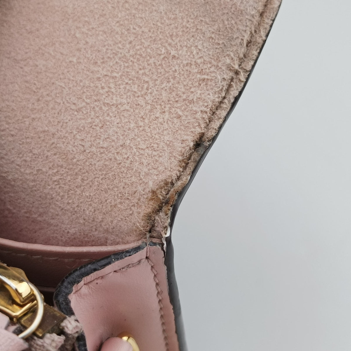 Vintage Louis Vuitton Portefeuille FLORE Chain brown×ROSE BALLERIN Monogram Canvas×calf leather M67405 shoulderbag | stylenewstar