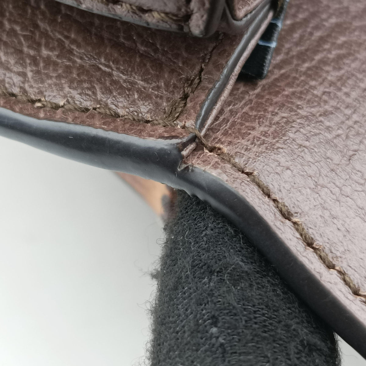 Pre-owned Gucci Jumbo GG Bamboo Beige x Brown canvas×leather 686864 shoulderbag | stylenewstar