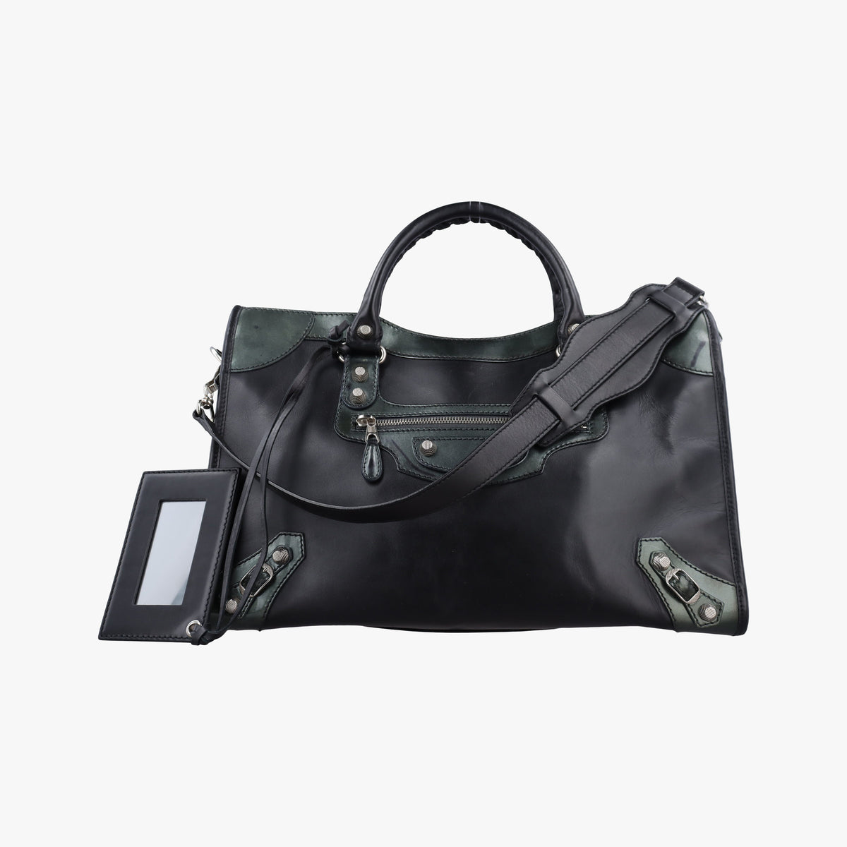 Pre-owned Balenciaga Large City Black Leather  shoulderbag | stylenewstar