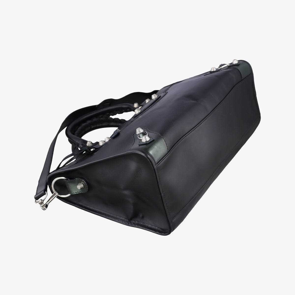 Pre-owned Balenciaga Large City Black Leather  shoulderbag | stylenewstar