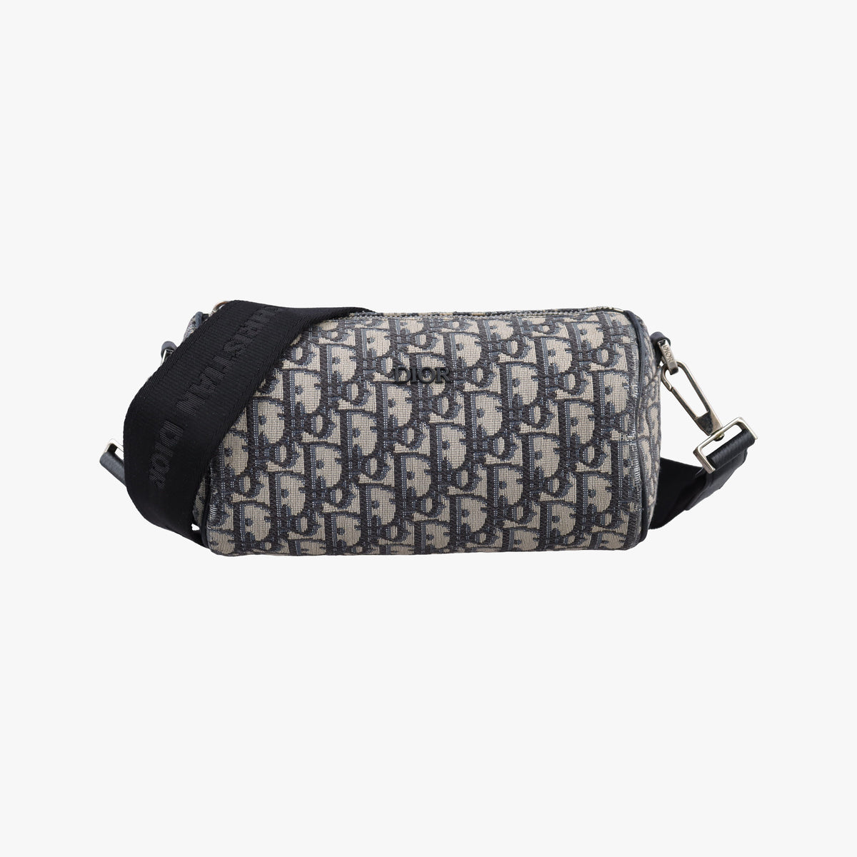 Secondhand Christian Dior Oblique roller Navy Jacquard  shoulderbag | stylenewstar