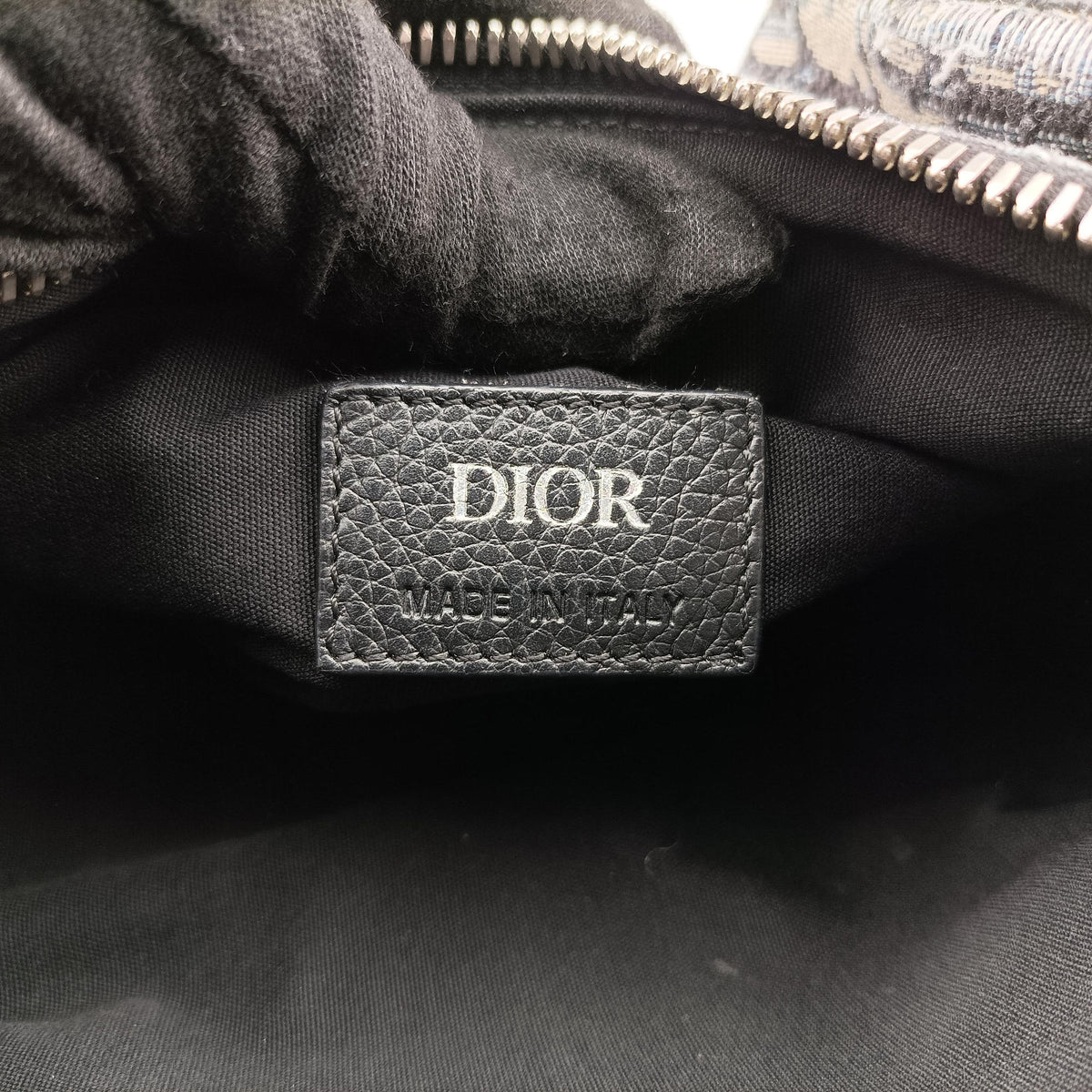 Secondhand Christian Dior Oblique roller Navy Jacquard  shoulderbag | stylenewstar