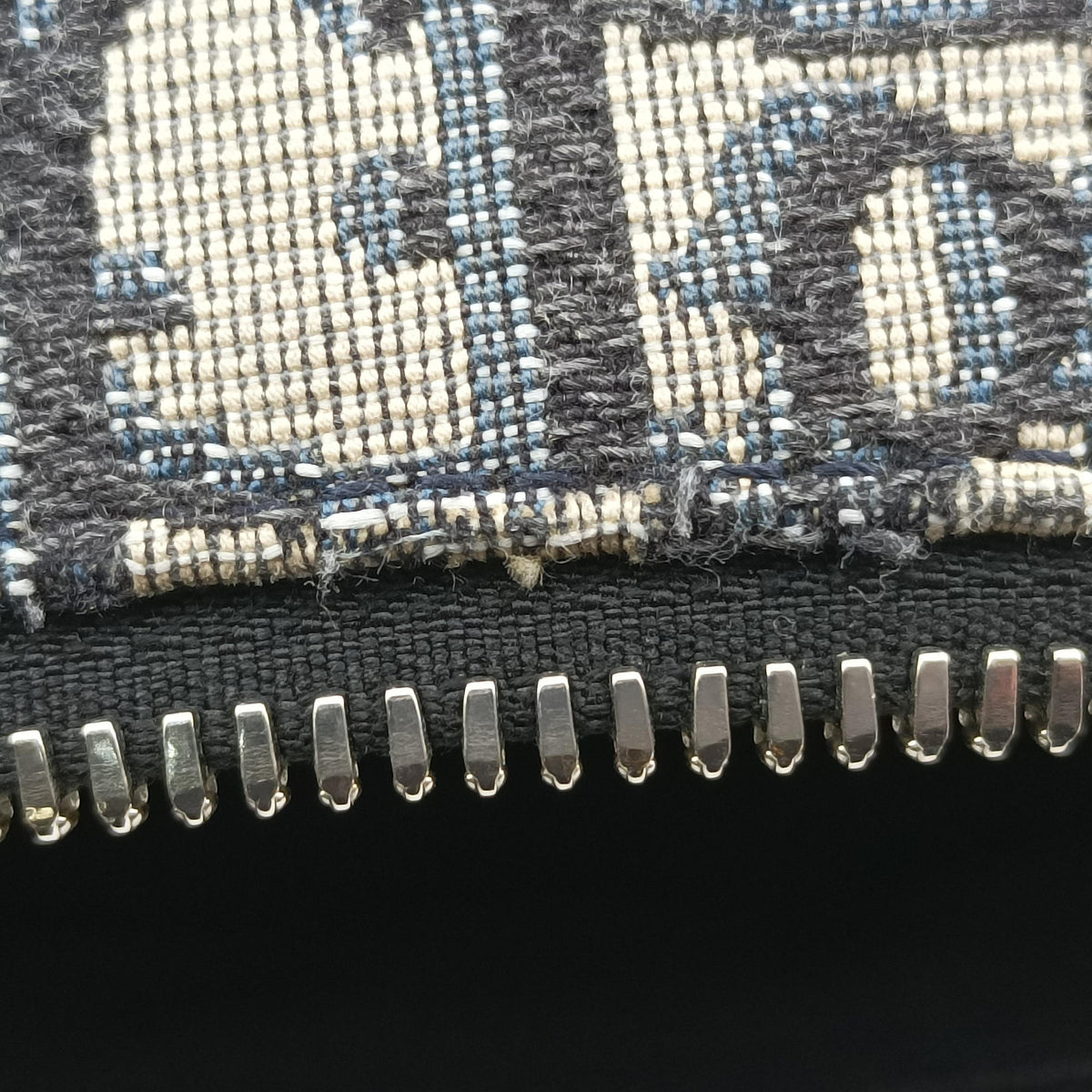 Secondhand Christian Dior Oblique roller Navy Jacquard  shoulderbag | stylenewstar