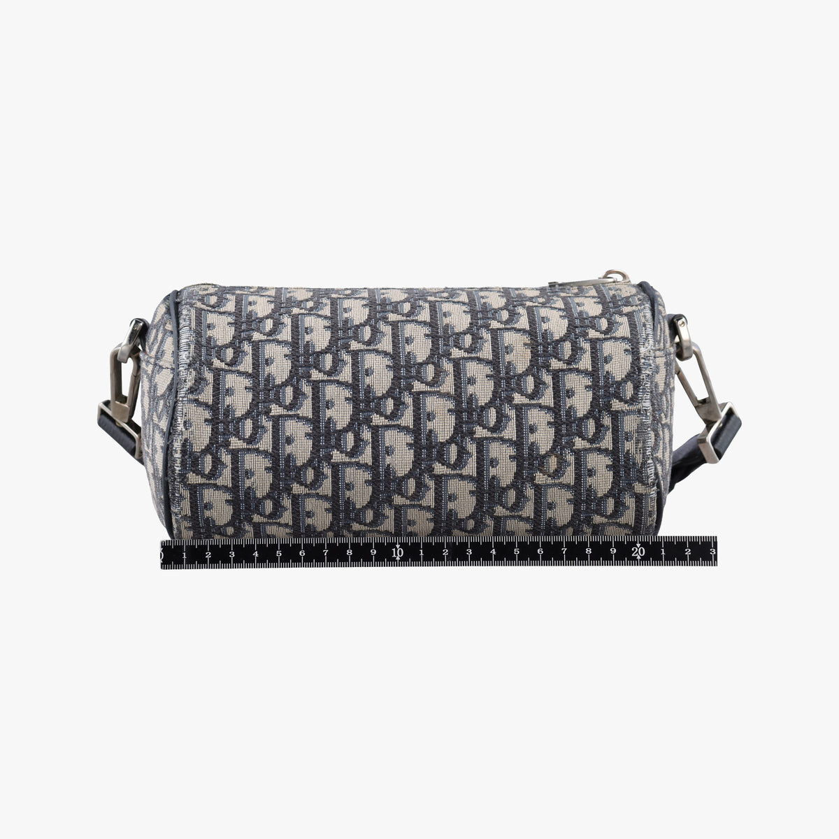 Secondhand Christian Dior Oblique roller Navy Jacquard  shoulderbag | stylenewstar