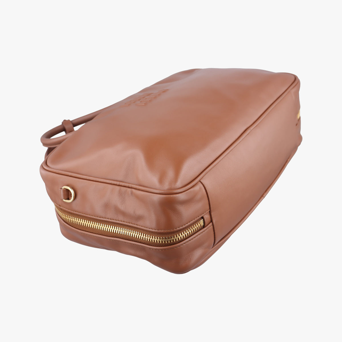 Pre-owned Miu Miu Beau Brown Leather 5BB117 shoulderbag | stylenewstar