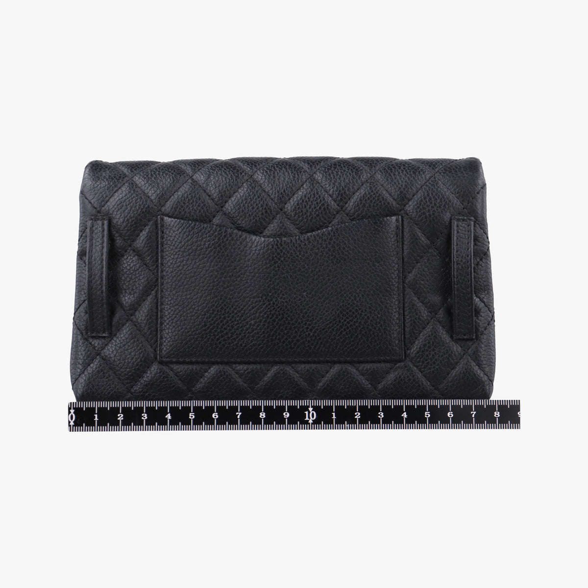 Pre-owned Chanel Matelasse 2.55 Black pebbled U48753 bum bag/waist bag | stylenewstar