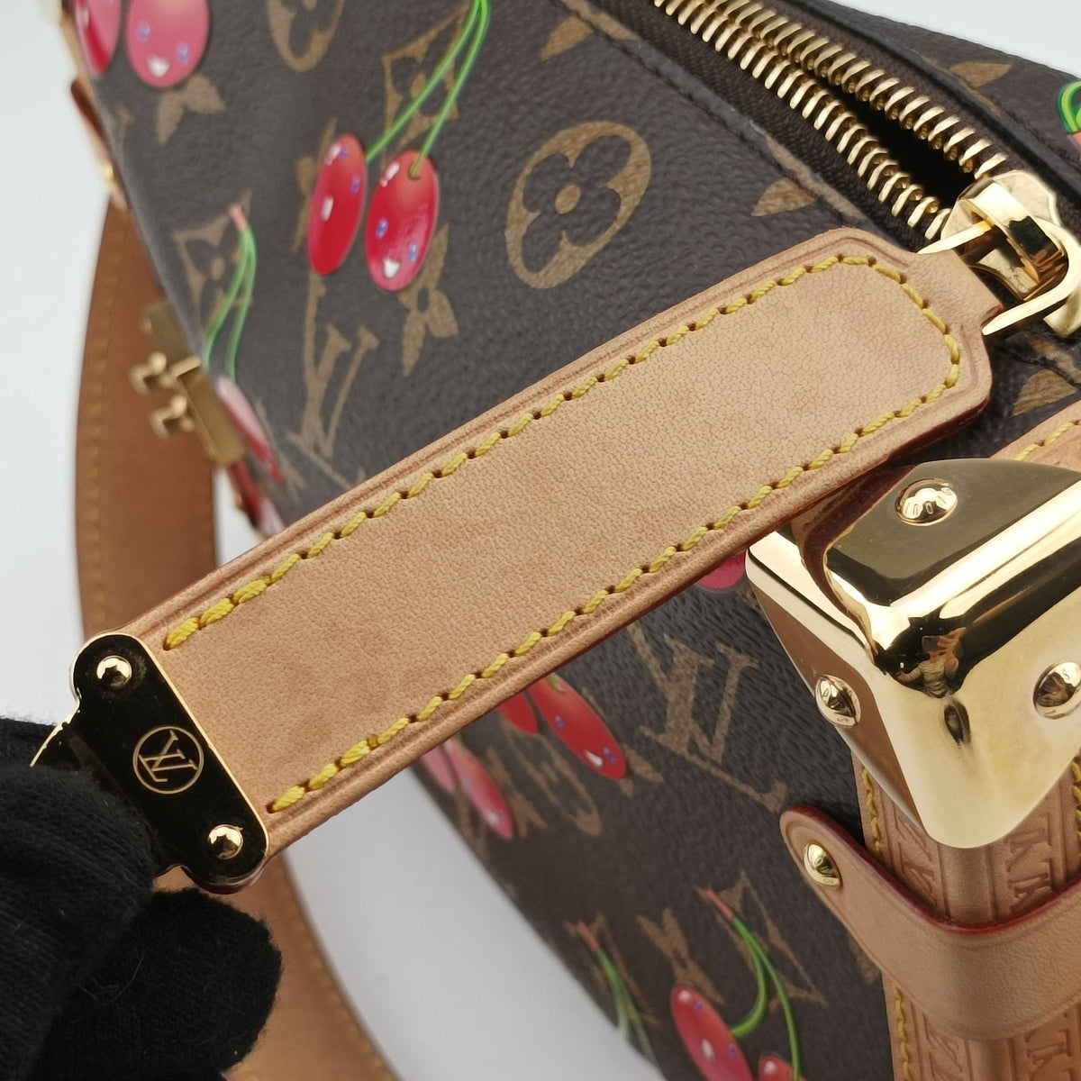 Pre-owned Louis Vuitton Side Trunk MM Brown Monogram Cherry M14278 handbag | stylenewstar