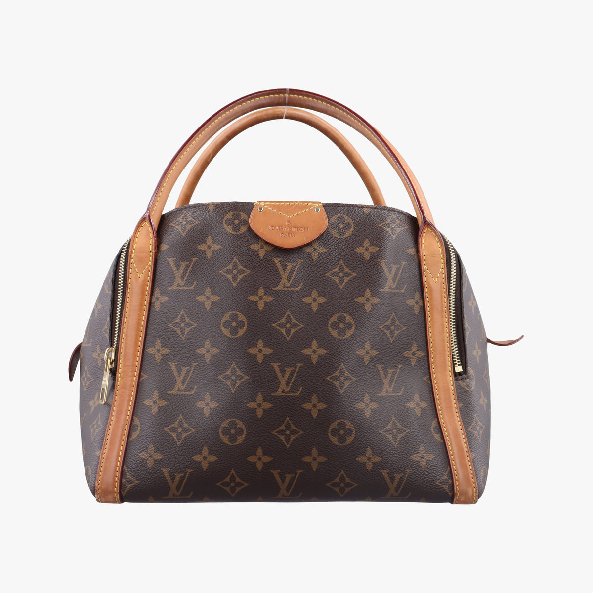 Pre-owned Louis Vuitton Marais MM brown×beige Monogram Canvas M41070 handbag | stylenewstar
