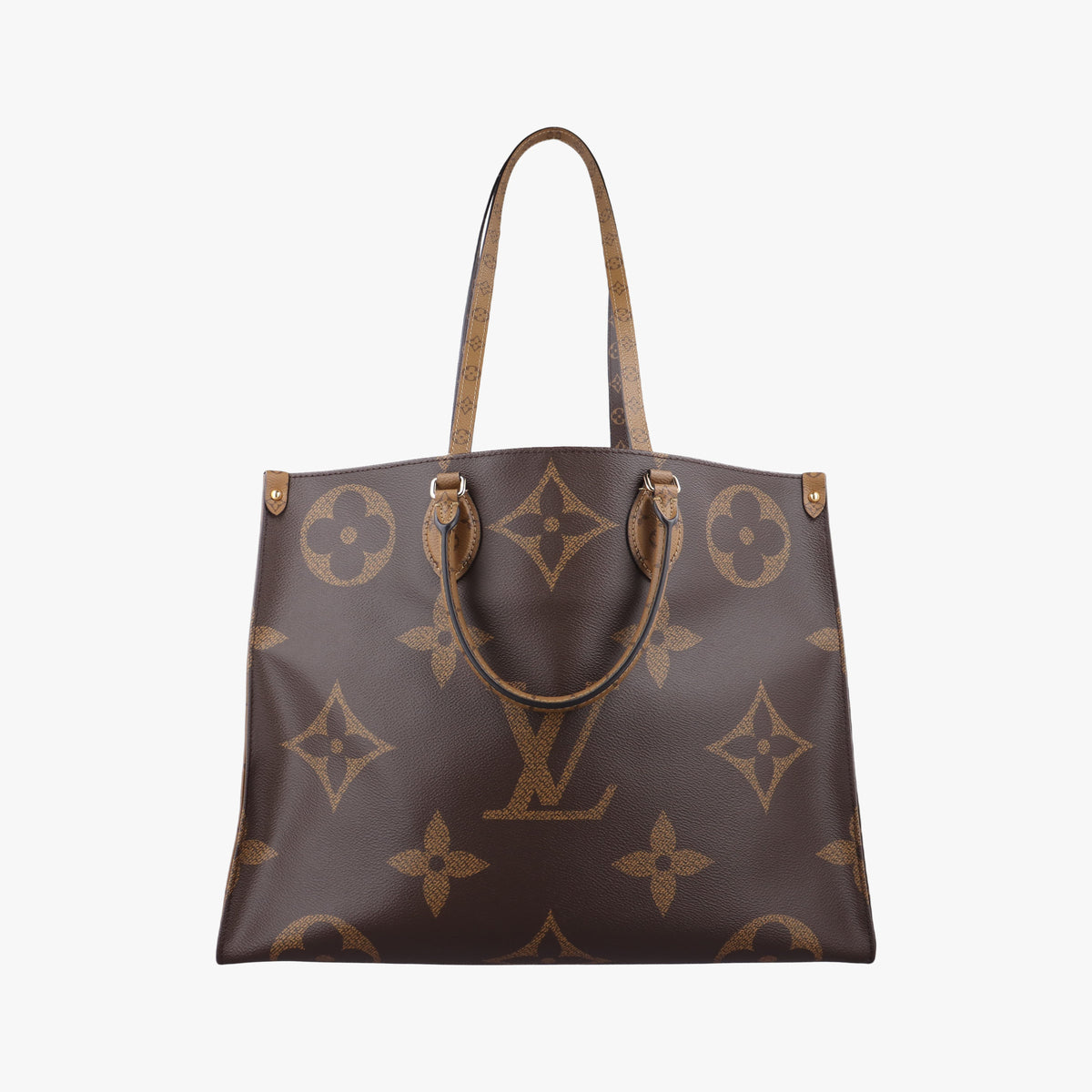 Vintage Louis Vuitton On The Go GM Brown Monogram Reverse M44576 shoulderbag | stylenewstar