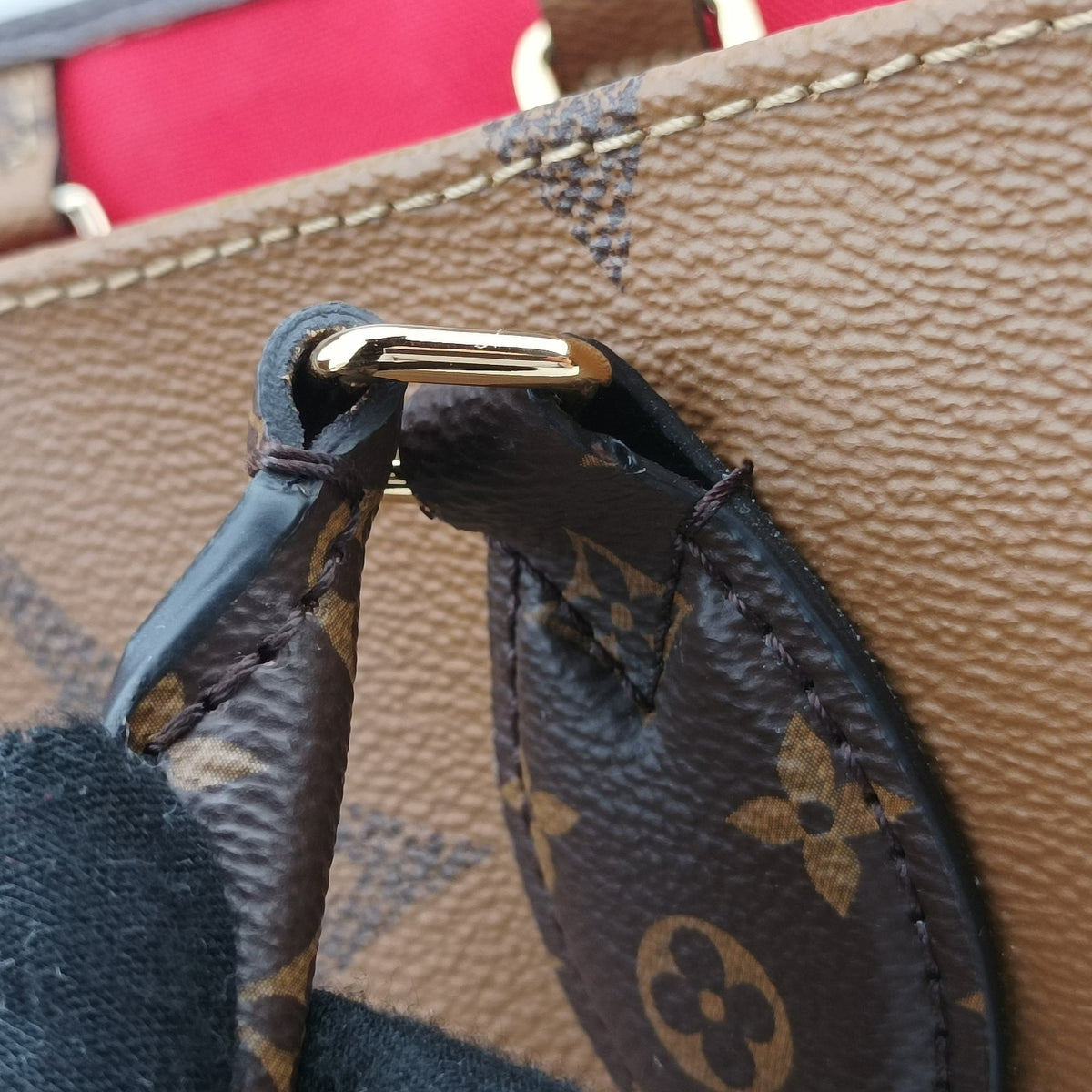 Vintage Louis Vuitton On The Go GM Brown Monogram Reverse M44576 shoulderbag | stylenewstar