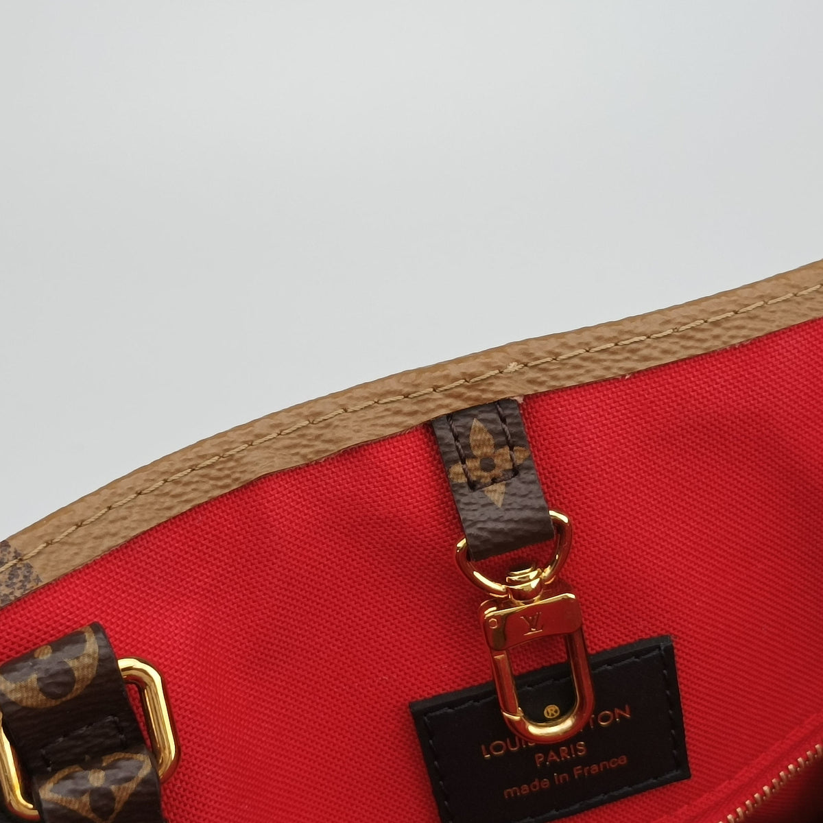 Vintage Louis Vuitton On The Go GM Brown Monogram Reverse M44576 shoulderbag | stylenewstar