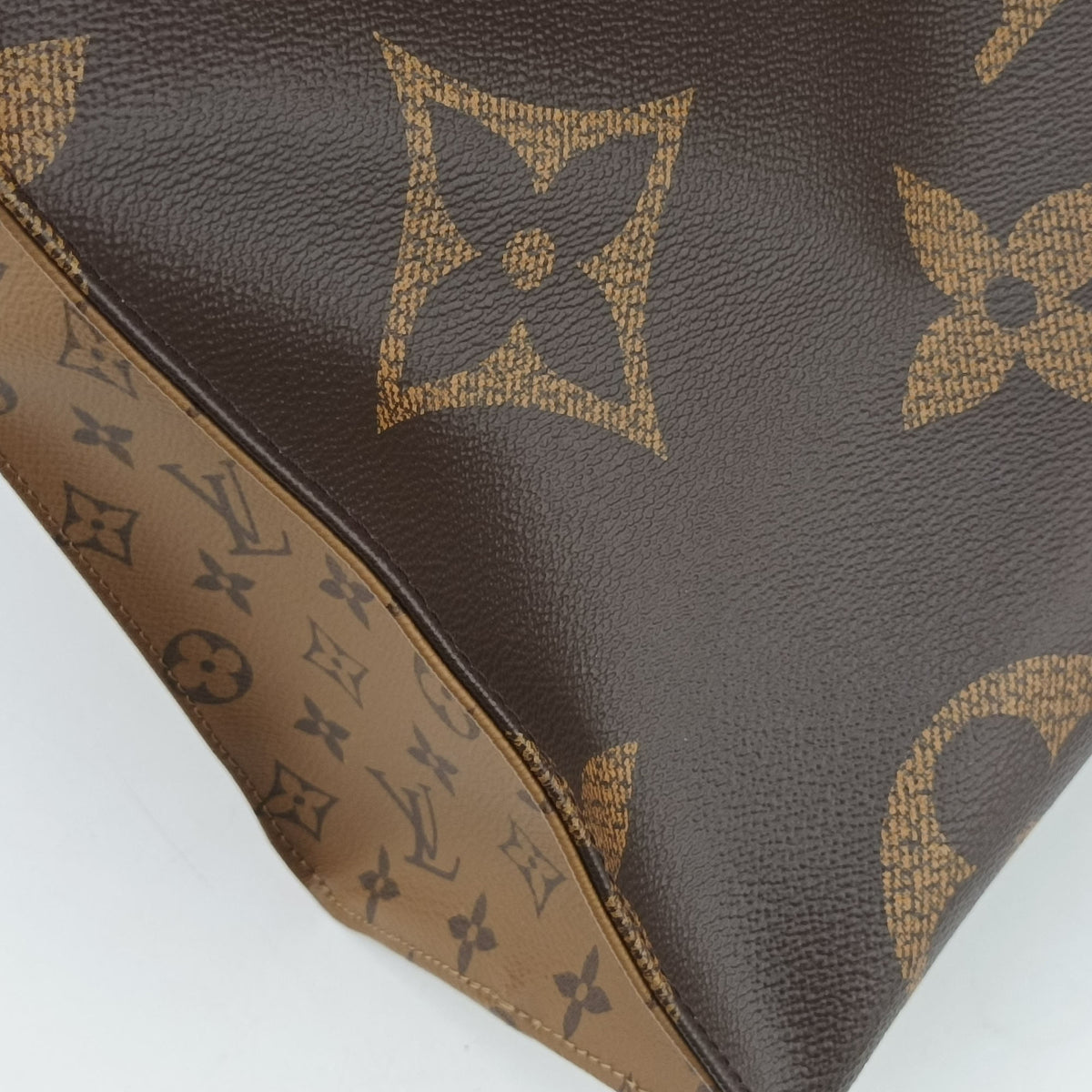 Vintage Louis Vuitton On The Go GM Brown Monogram Reverse M44576 shoulderbag | stylenewstar