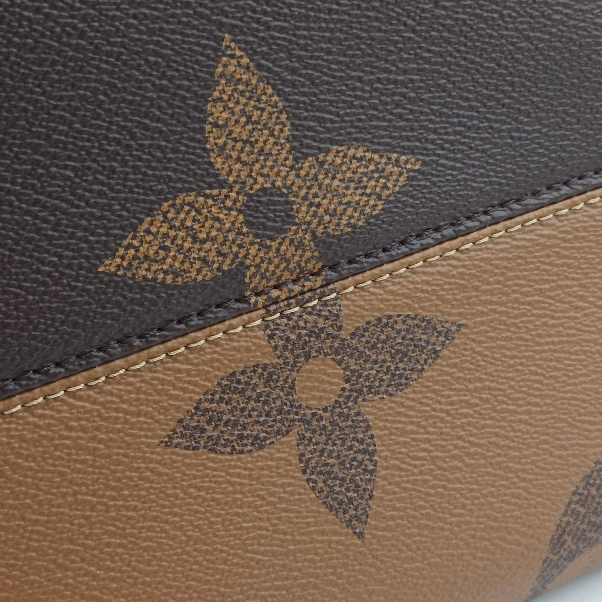Vintage Louis Vuitton On The Go GM Brown Monogram Reverse M44576 shoulderbag | stylenewstar