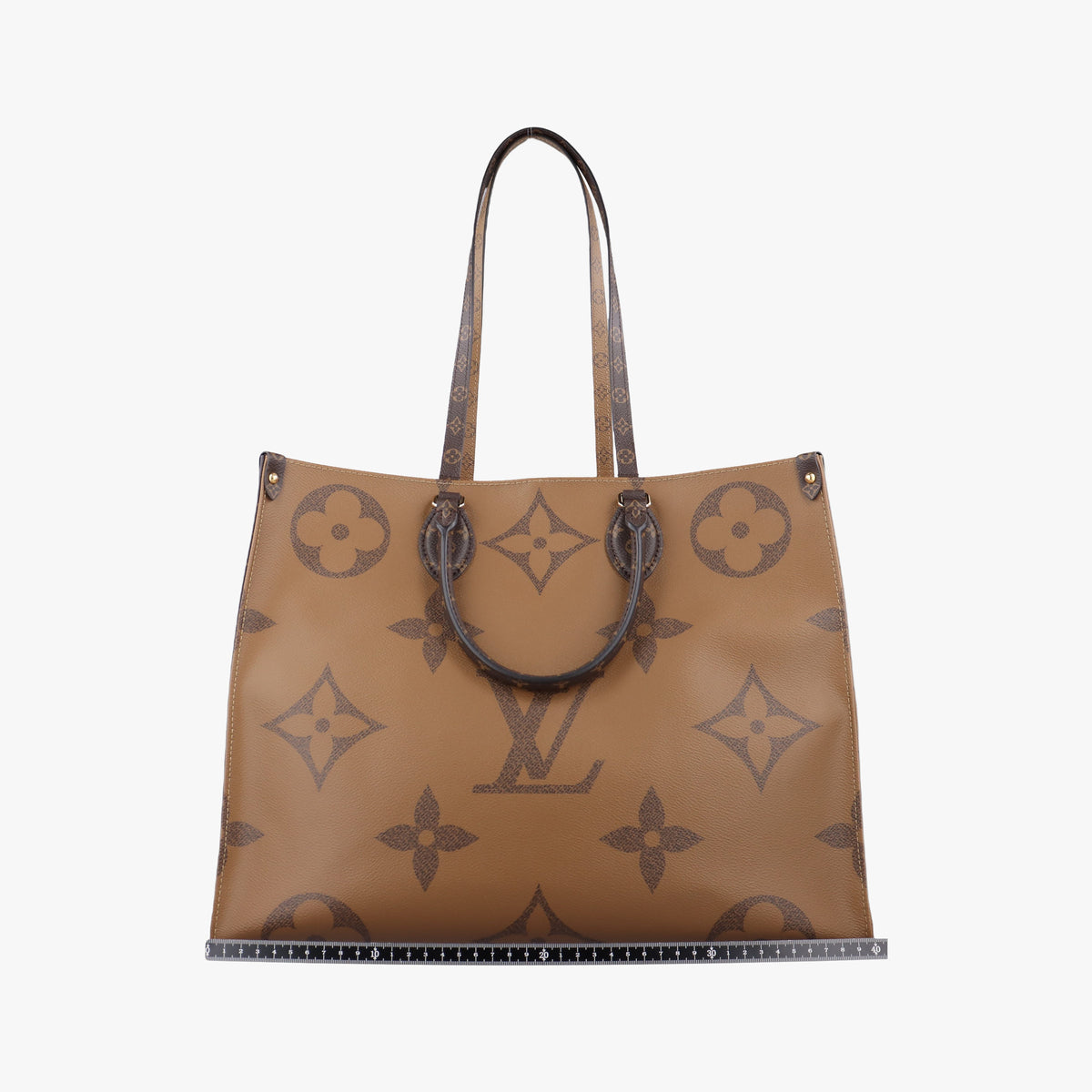 Vintage Louis Vuitton On The Go GM Brown Monogram Reverse M44576 shoulderbag | stylenewstar