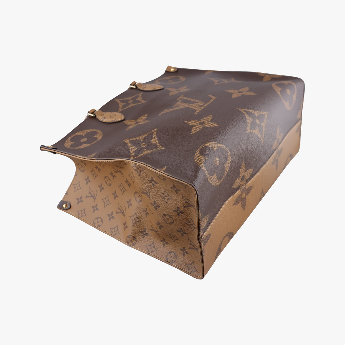 Vintage Louis Vuitton On The Go GM Brown Monogram Reverse M44576 shoulderbag | stylenewstar