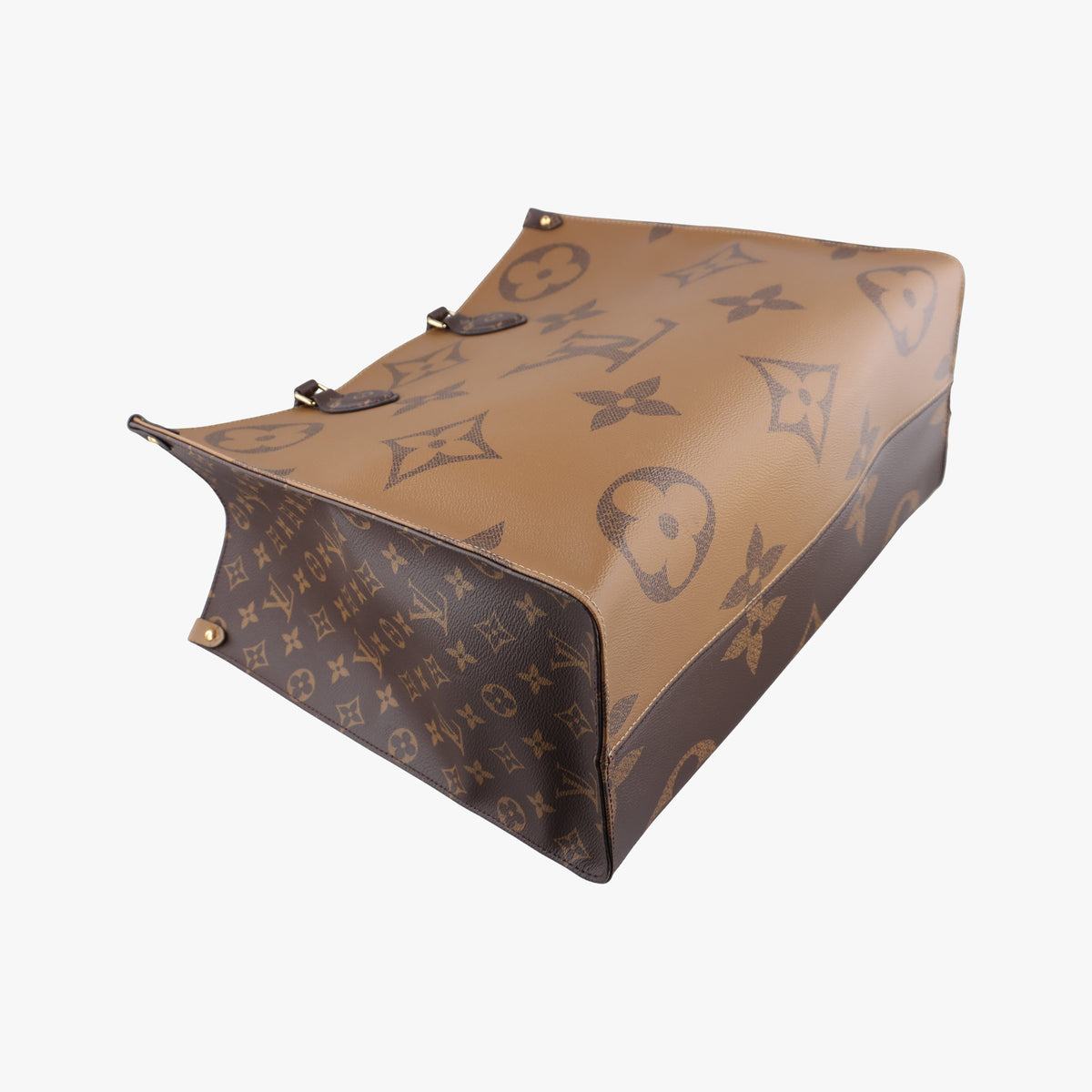 Vintage Louis Vuitton On The Go GM Brown Monogram Reverse M44576 shoulderbag | stylenewstar