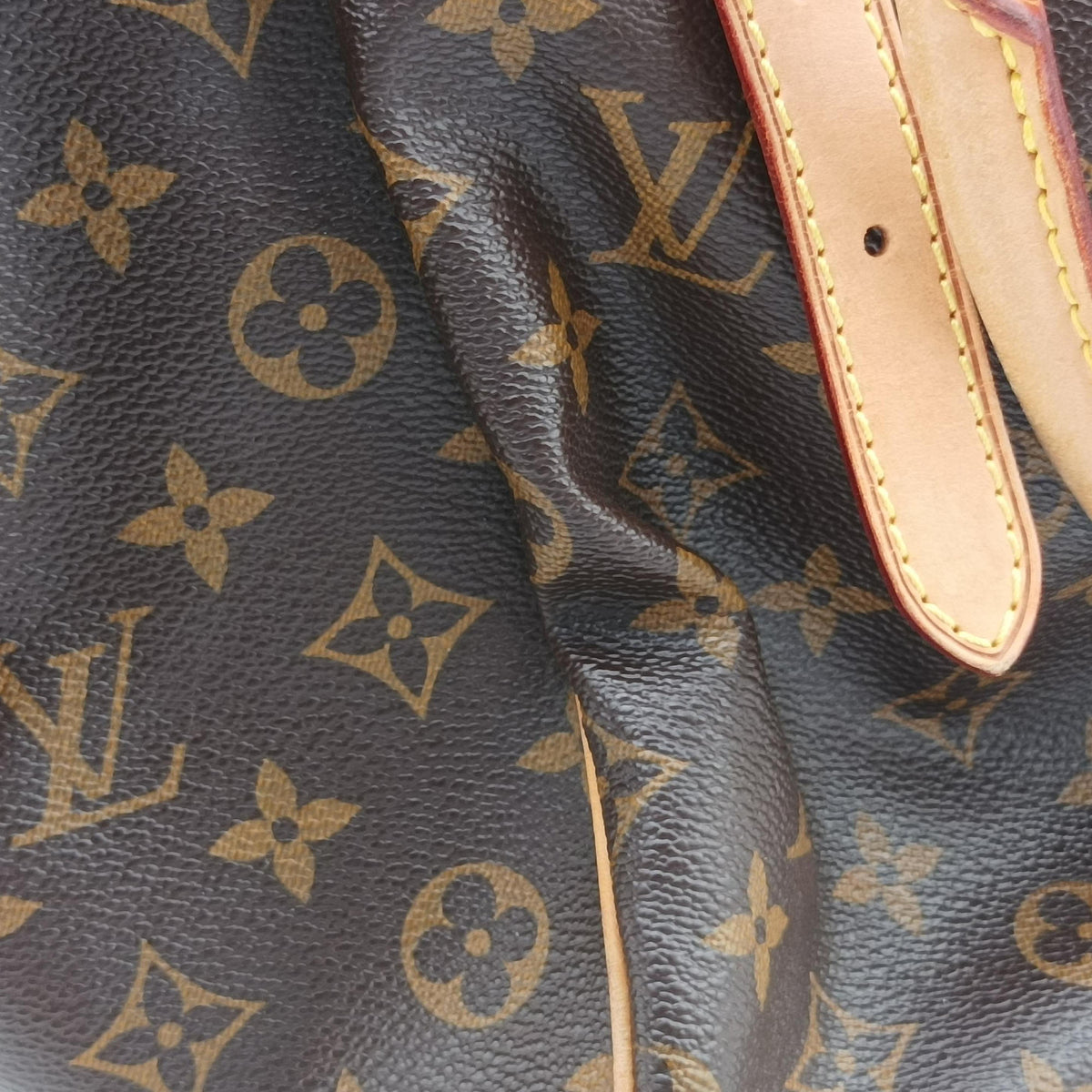 Secondhand Louis Vuitton TIVOLI GM Brown Monogram Canvas M40144 shoulderbag | stylenewstar