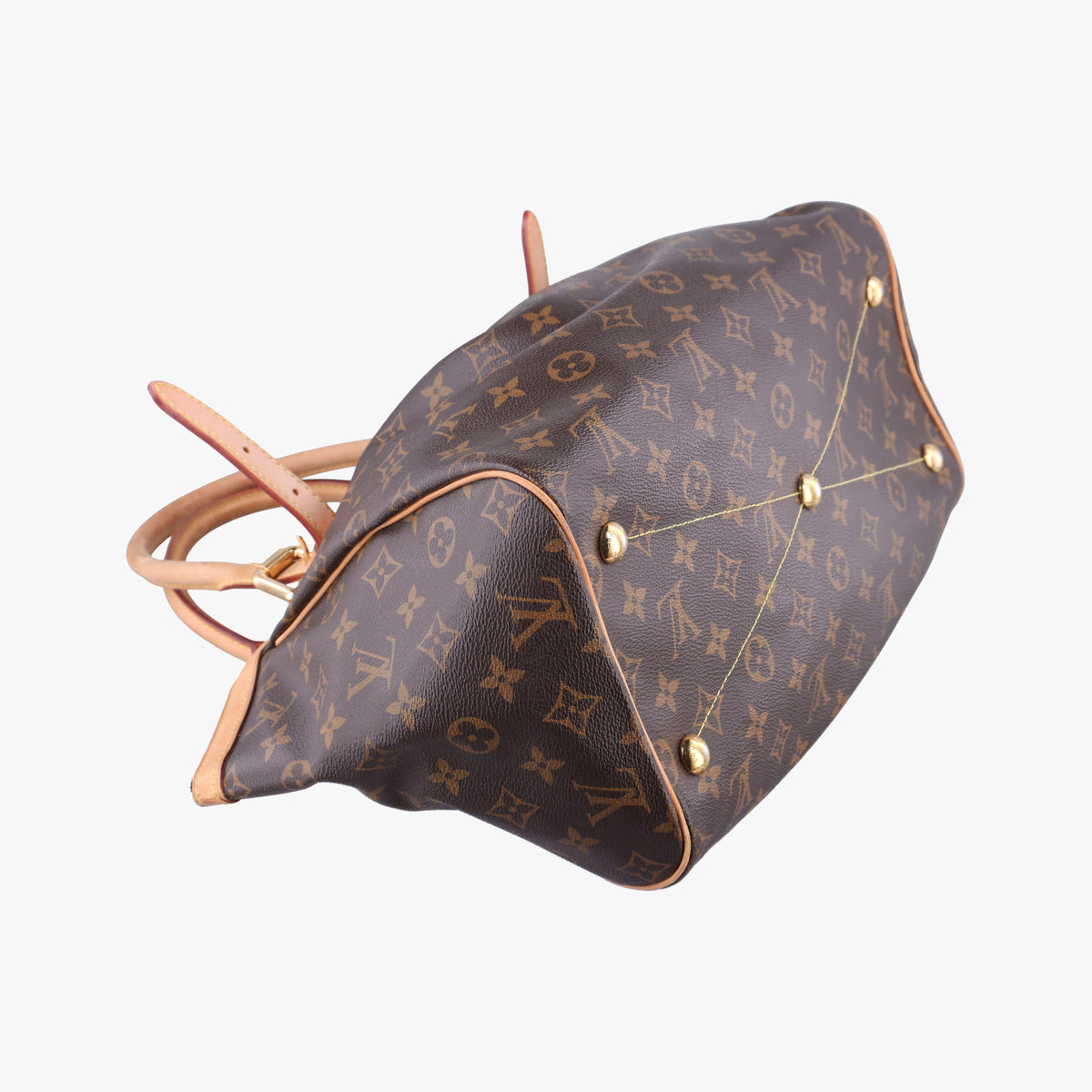 Secondhand Louis Vuitton TIVOLI GM Brown Monogram Canvas M40144 shoulderbag | stylenewstar