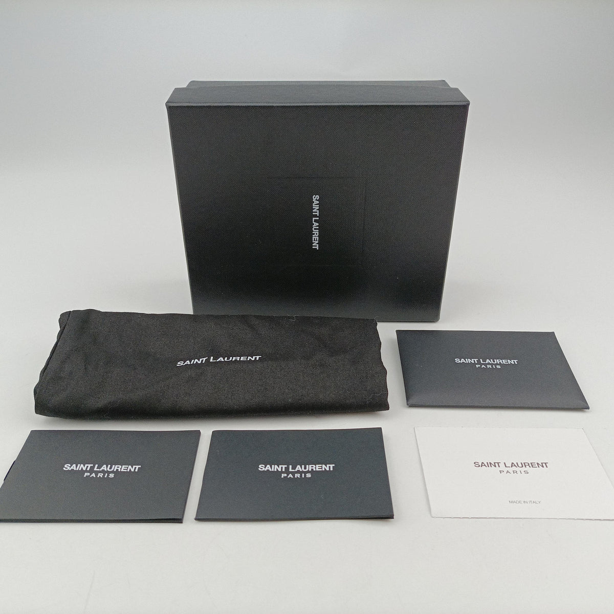 Pre-owned Yves Saint Laurent Gaby Micro Black Leather 685212 shoulderbag | stylenewstar