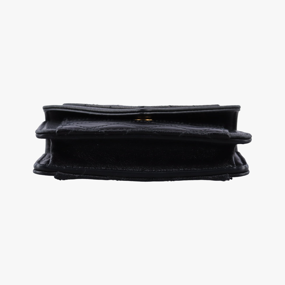 Pre-owned Yves Saint Laurent Gaby Micro Black Leather 685212 shoulderbag | stylenewstar