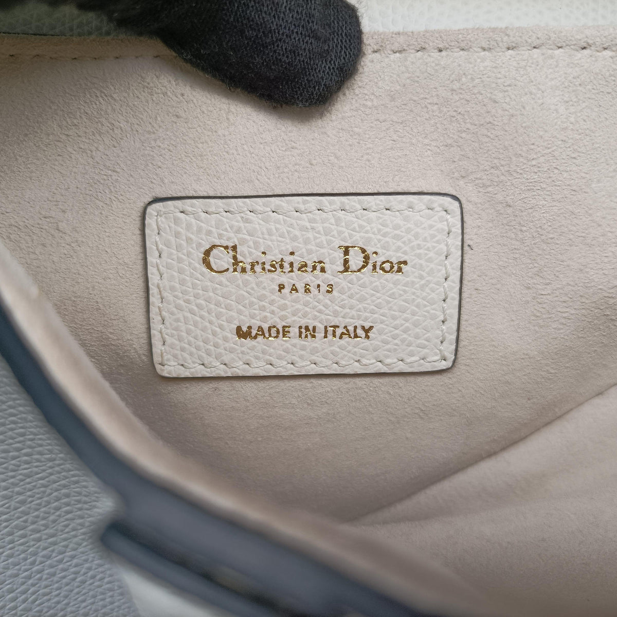 Pre-owned Christian Dior Saddle White Leather  handbag | stylenewstar