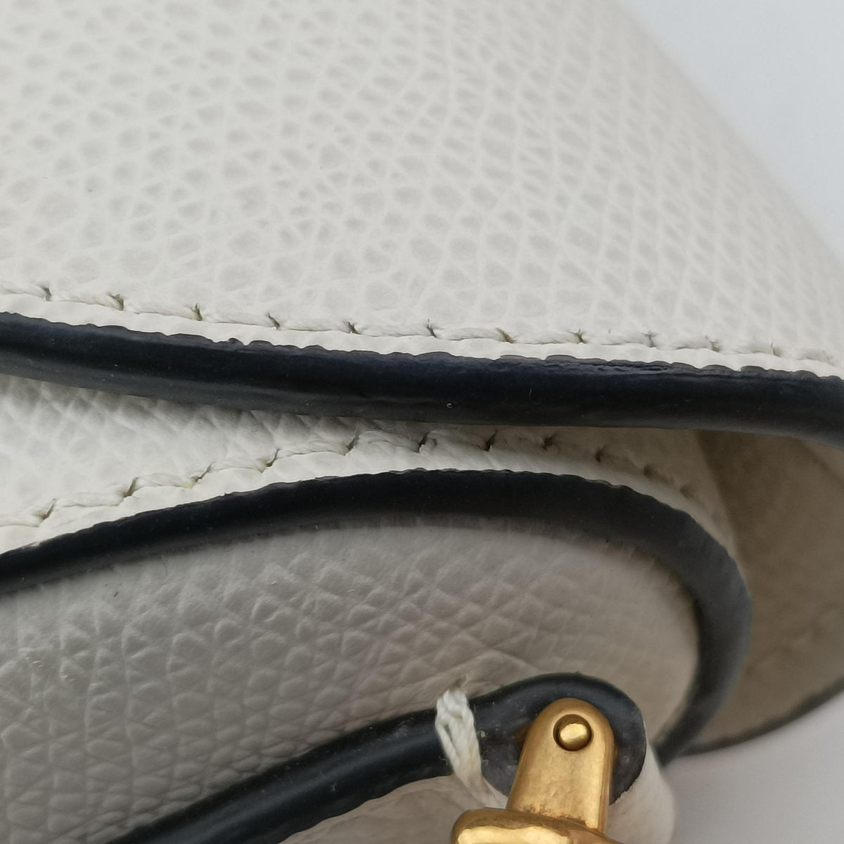 Pre-owned Christian Dior Saddle White Leather  handbag | stylenewstar