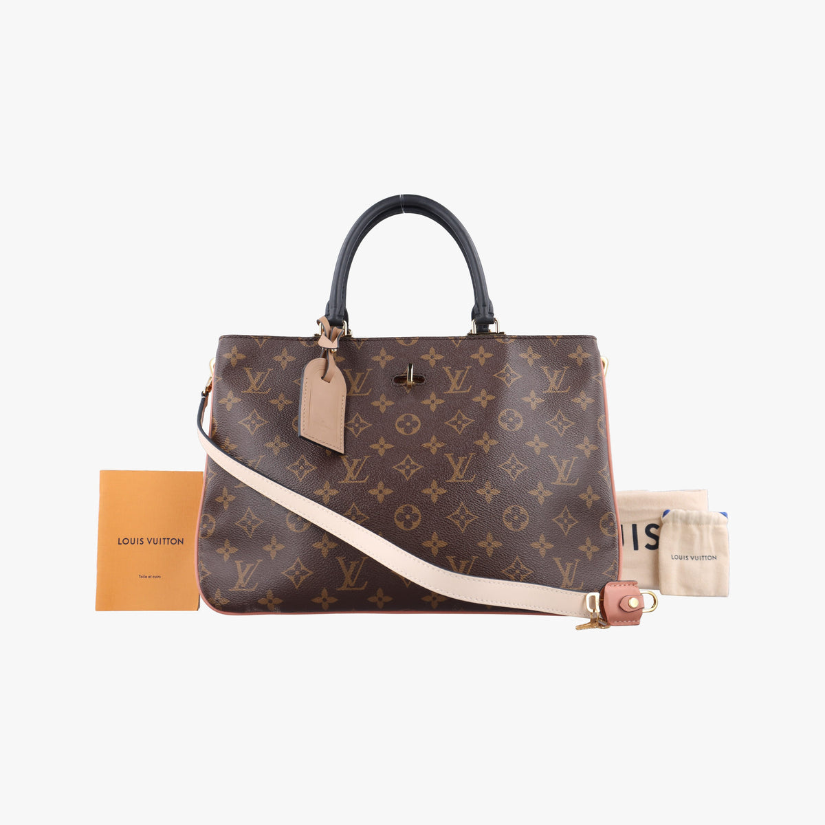 Vintage Louis Vuitton Mille feuille Beige x Brown Monogram canvas x leather M44255 shoulderbag | stylenewstar