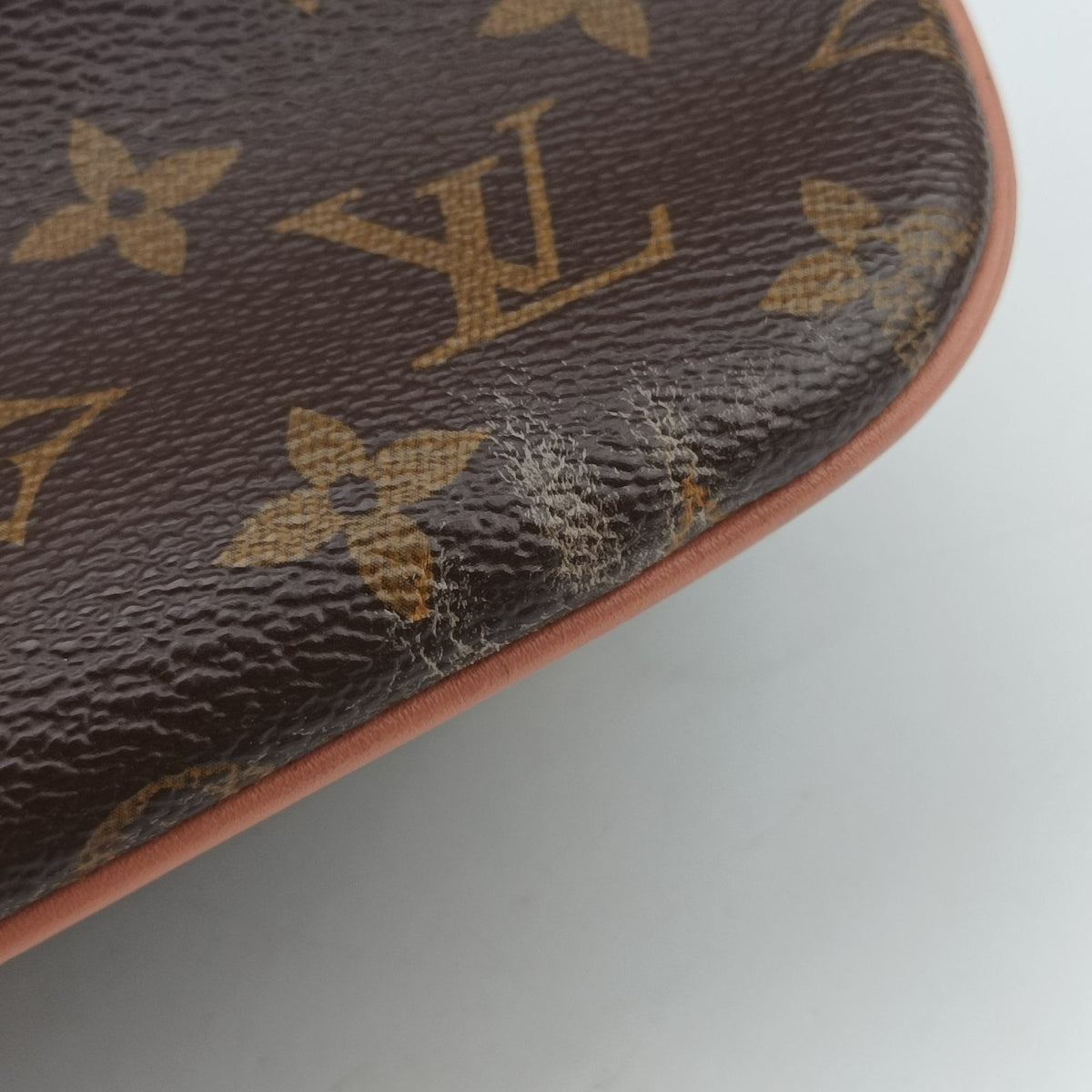 Vintage Louis Vuitton Mille feuille Beige x Brown Monogram canvas x leather M44255 shoulderbag | stylenewstar