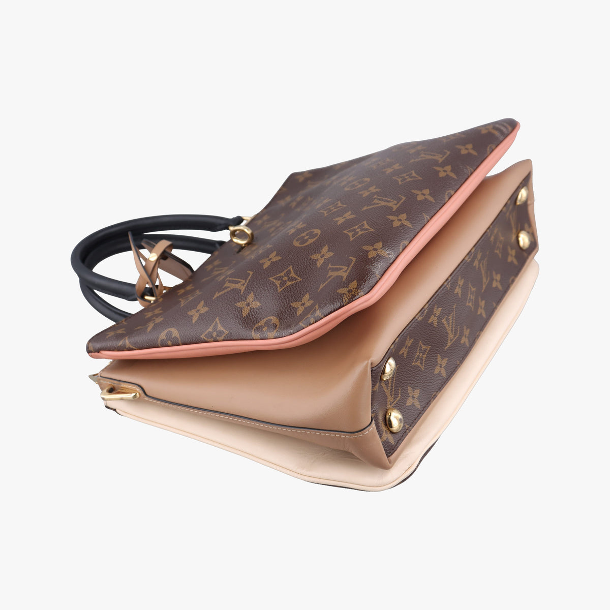 Vintage Louis Vuitton Mille feuille Beige x Brown Monogram canvas x leather M44255 shoulderbag | stylenewstar